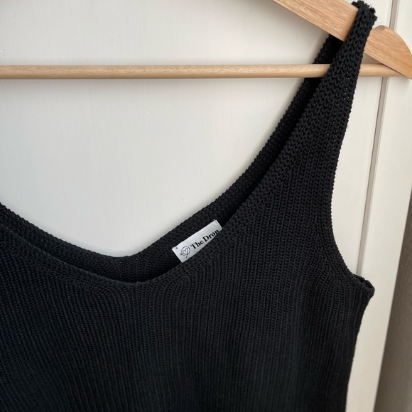Amazon The Drop Black Knit Tank! Sweater Tank Oversized - Picture 4 of 6